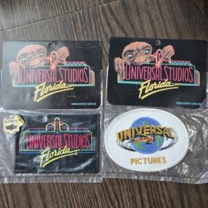 NWT Vintage Universal Studios Florida Patch Set